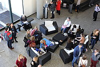 Blick ins Foyer des Henry-Ford-Baus, Foto: Fabian Schellhorn Blick ins Foyer des Henry-Ford-Baus, Foto: Fabian Schellhorn