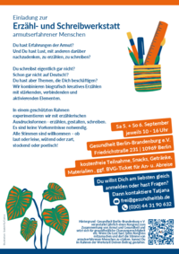 Einladung zur Kreativ-Werkstatt