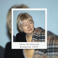 I.Kickbusch beim Kongress Armut und Gesundheit 2005