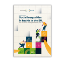 Titelseite des Reports "Social inequalities in health in the EU"