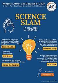 Poster des Science Slams 2025